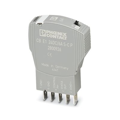 24 V DC 5 poli Numero di interruttore di circuito di apparecchiature elettroniche CB E1 2800926 24DC/6A S-C P