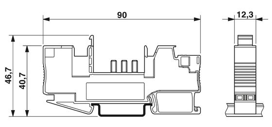 300 V tensione nominale CB 1/6-2/4 PT-BE Sedile perfetto per applicazioni industriali