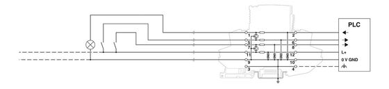 Protezione contro le sovratensioni PT-IQ-4X1-24DC-PT per sistemi PT