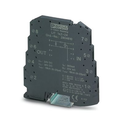 24 V DC 2804610 LIT 1X2-24 Protezione da sovratensioni 2 Sistema di protezione da poli