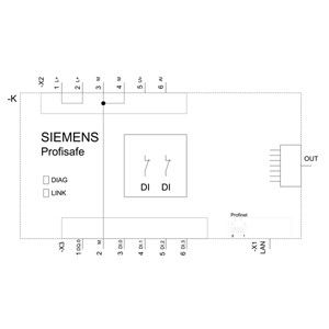 PLC 3SU1400-1LL10-1BA1 Profinet Safety Standard Nero Sirius ACT Profinet Interface Module