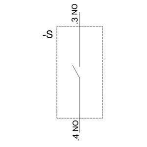 PLC 3SU1400-2AA10-3BA0 modulo di contatto SIRIUS ACT con terminale a molla 1NO