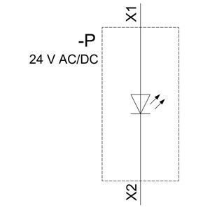 Siemens 3SU1401-1BB40-3AA0 SIRIUS ACT modulo a LED con terminale a molla