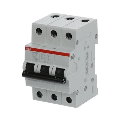 Interruttore di circuito in miniatura 3P SH203-C40 Frequenza nominale Hz 50 Voltaggio nominale 220 40 A