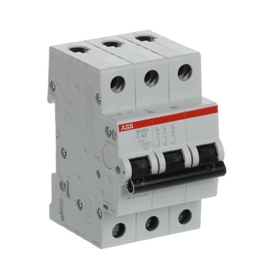 Interruttore di circuito in miniatura 3P SH203-C40 Frequenza nominale Hz 50 Voltaggio nominale 220 40 A