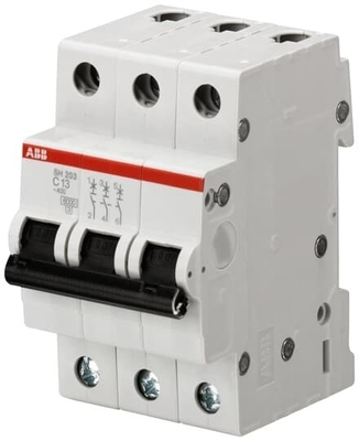 MCB SH203-D4 Interruttore di circuito in miniatura 3P D 4 A per sistemi di distribuzione di energia
