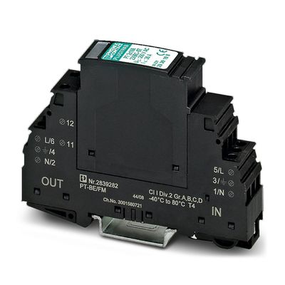 2839185 PT 2X1VA-120AC-ST presa protettiva contro le sovratensioni per circuiti nominali a 120 V CA
