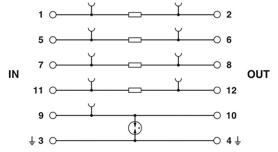 2839224 PT 2X2 F-BE Tipo 2 Protezione da sovratensioni Base 1 polo Perfetto per le vostre esigenze
