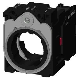 3SU1550-1AA10-1CA0 SIRIUS ACT Portatore e modulo universale in metallo di plastica 3 posti A terminale a vite 1NC