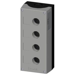 4 Punti di comando SIRIUS ACT Contenitori per PLC di superficie 3SU1804-0AA00-0AB1 di plastica