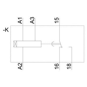 81.00 x 90.00 x 22.00MM PLC 7PV1513-1AP30 relè del tempo con ON-delay 1 relè di cambio