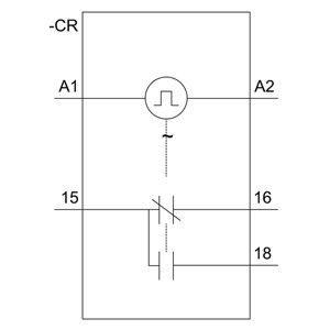 82.00 x 93.00 x 22.00MM PLC 7PV1558-1AW30 relè di tempistica relè di tempo per in PROTECTIVE