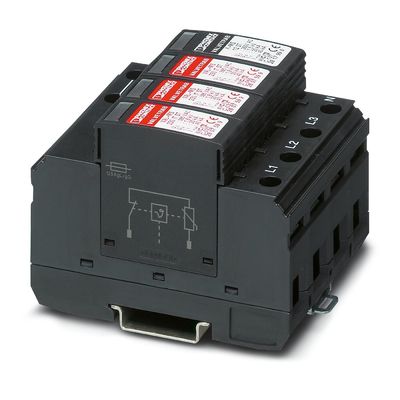 230V AC 4 poli Protezione contro le sovratensioni di tipo 2 all'interno di Phoenix Contatto VAL-MS 230IT/3 1-FM