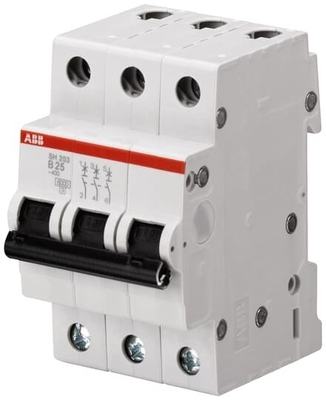 MCB SH203-B63 Interruttore in miniatura Numero di polo 3 B 63A Frequenza nominale 50 Hz