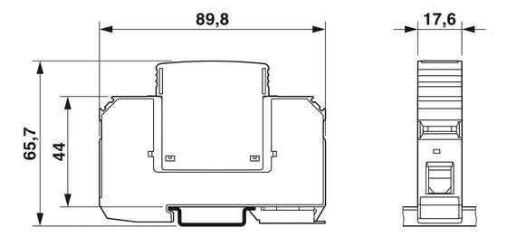 Protezione da sovratensioni efficace con 2868020 VAL-MS 60 Phoenix Contact Protector di tipo 2