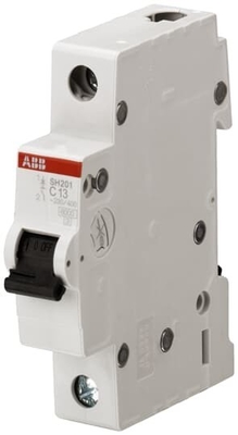 Capacità di rottura 1P D 16 A MCB SH201-D16 Interruttore in miniatura con curva BCD D