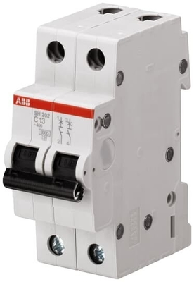 Disegno compatto MCB SH202-D25 Miniatur circuit breaker 2P D Corrente nominale 25A 220V