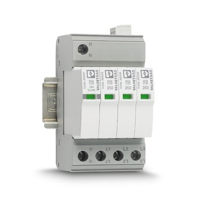 1 Polo 2905340 VAL-SEC-T2-3S-350-FM Protezione contro le sovratensioni di tipo 2 per 5V AC a 250V AC e 125V DC