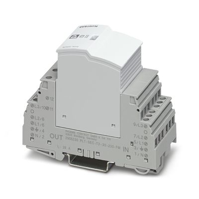 5V AC... 250V AC 125V DC 200mA DC 2905348 VAL-SEC-T2-1S-175-FM Protettore contro le sovratensioni di tipo 2