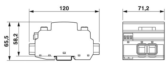 2905640 VAL-MB-T1/T2 1500DC-PV/2 V-FM Classe 1/2 Protezione da fulmini/surge 4 Polo