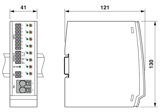 Altri poli Numero 2905743 CBM E4 24DC/0,5-10A NO-R Interruttore automatico per apparecchiature elettroniche Phoenix Contact