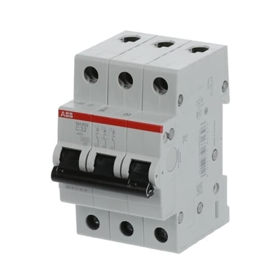 MCB SH203-C32 Interruttore di circuito in miniatura 3P C 32A Voltaggio nominale 220