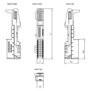 Aggiornare il sistema di automazione con 6ES7193-6BP00-0BA0 ET 200SP BaseUnit BU15-P16 A0 2B/T