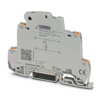 TTC-6-TVSD-D-24DC-PT-I Phoenix Contact Surge Protector 2 Pole Tensione nominale 24 V DC
