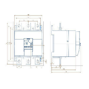 350-500A Dimensione S12 3RU5176-5HB1 CT Relé di sovraccarico per montaggio singolo Classe 10