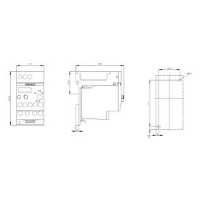 Protezione motore Installazione autonoma 3RU6116-1GB1 Relaio di sovraccarico 11...16 A Dimensione S00