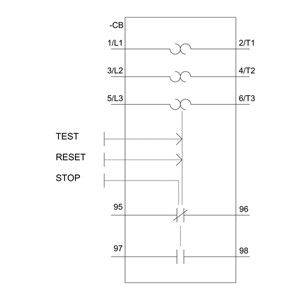 Relaio di tensione teorico sigillato 3RU6126-4DB1 per la protezione del motore Dimensione S0 34-40A Classe 10