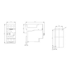 Relaio di tensione teorico sigillato 3RU6126-4DB1 per la protezione del motore Dimensione S0 34-40A Classe 10