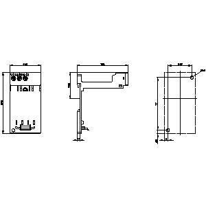 PLC 3RU6916-3AA01 Supporto terminale per assemblaggio autonomo C-Varia S00 terminale a vite