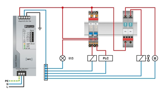 CB TM1 6A F1 P Fenix Contact Dispositivo termomagnetico Interruttori 5 poli 50 V DC