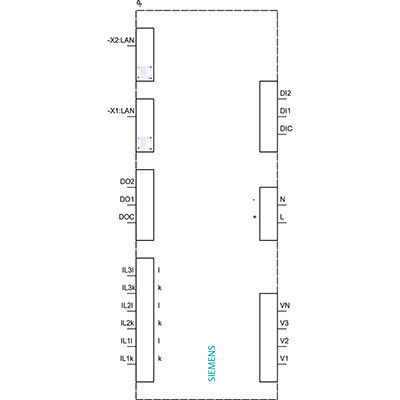 7KM PAC3220-1BA01-1EA0 Display standard per il monitoraggio della potenza