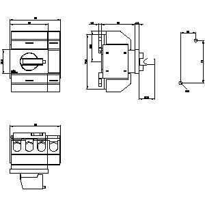 PLC 3KD0242-2KG20-3 Dispositivi di base Disconnessione dell'interruttore Albero 4 Polo Funzionamento stabile