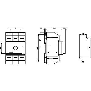 3KD0330-2LG20-3 Dispositivi di base di disconnessione di interruttore per applicazioni ad alta tensione