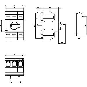 3KD0532-2LG20-3 Dispositivi di base per scollegare l'albero dell'interruttore per una gestione precisa dell'energia