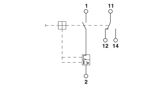 Connessione Phoenix TM1 6A F1 P Dispositivo termomagnetico interruttore di circuito 50V DC 5 poli
