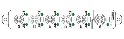 FL SWITCH 1605 M12 Industrial Ethernet Switch per reti 2700200 di Phoenix Contact