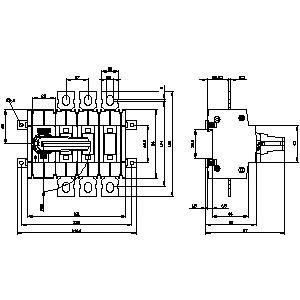 Siemens 3KD3232-0NE10-0 Dispositivi di base Disconnessione per SENTRON 3KD fino a 1600 A