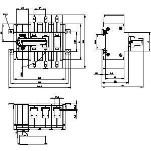 PLC 3KD3432-2NE10-0 SENTRON 3KD Disconnettori per interruttori a asse per dispositivi di base fino a 1600 A