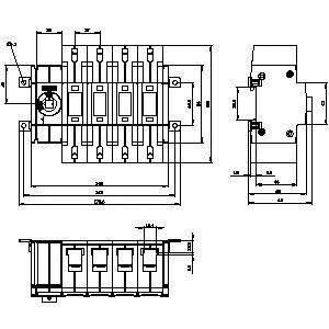 3KD3440-2NE10-0 Dispositivi di base Disconnettori di interruttore per SENTRON 3KD fino a 1600 A