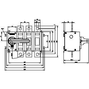3KD3832-0PE10-0 Dispositivi di base Disconnessione per SENTRON 3KD fino a 1600 A mediante PLC