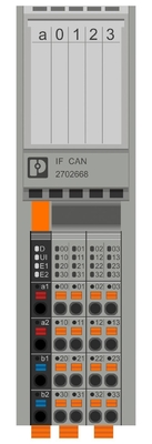 Livello di protezione IP20 Modulo di comunicazione di contatto Phoenix AXL F IF CAN 1H per industria