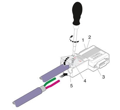 2313685 Phoenix Contact Ricambi industriali Converter di interfaccia SUBCON-PLUS-PROFIB/90/PG/IDC