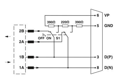 2313685 Phoenix Contact Ricambi industriali Converter di interfaccia SUBCON-PLUS-PROFIB/90/PG/IDC