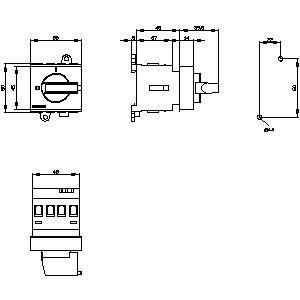 PLC 3LD2030-0TK11 Dispositivi di base di disconnessione per il controllo dell'alimentazione industriale