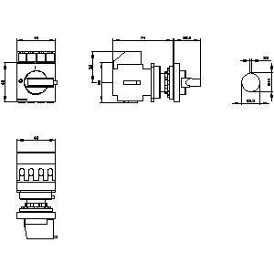 PLC di grado industriale 3LD2050-0TK11 Dispositivi di base per la disconnessione di interruttori per il controllo dell'alimentazione