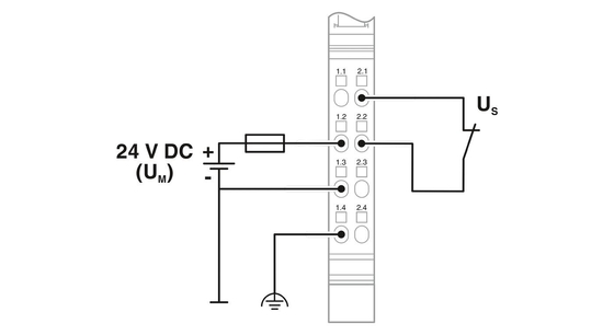 2861331 IB IL 24 PWR IN-PAC Phoenix Contact Power Module con livello di protezione IP20